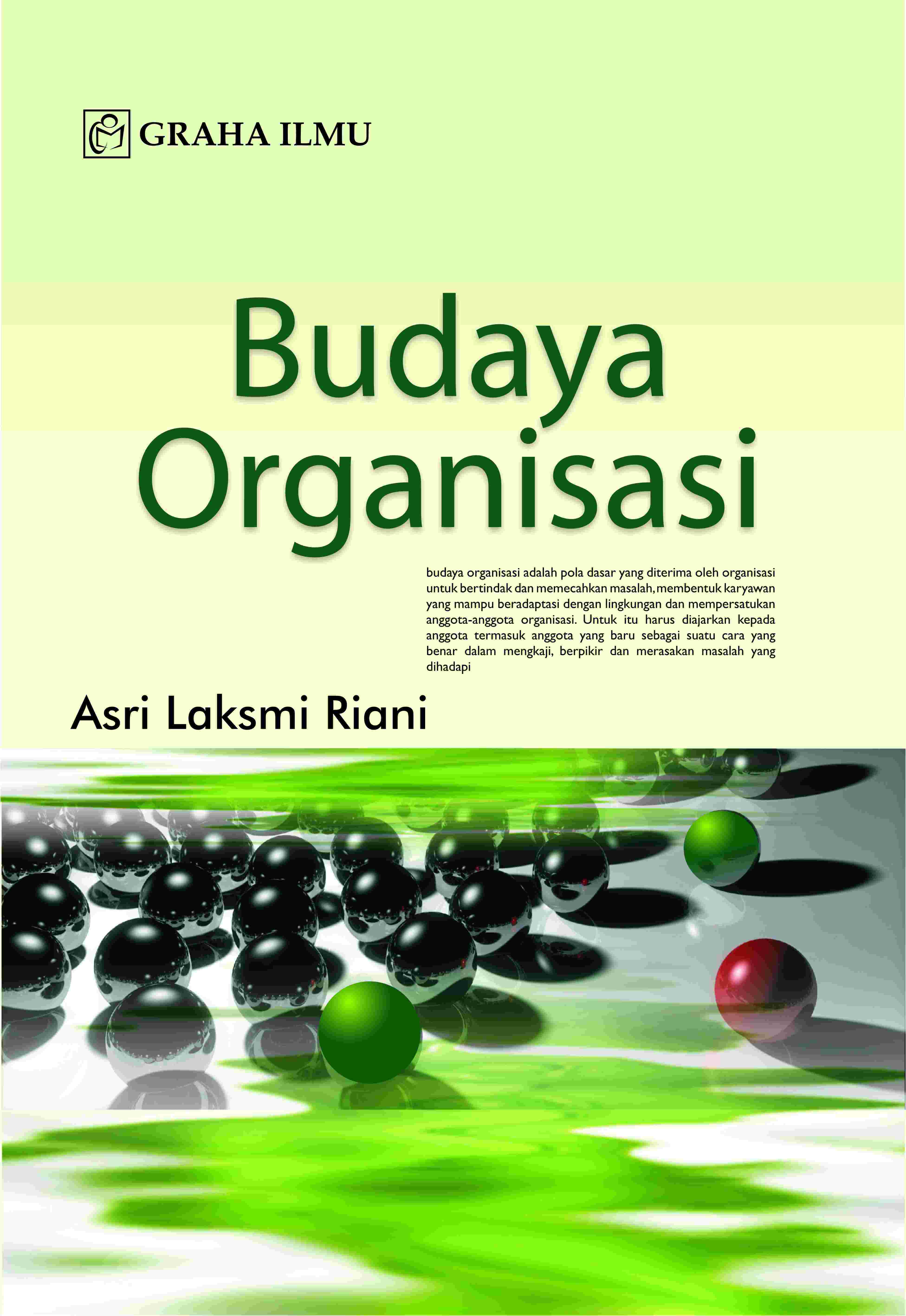 Sampul buku Budaya Organisasi